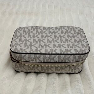 Michael Kors Gray Monogram Pouch